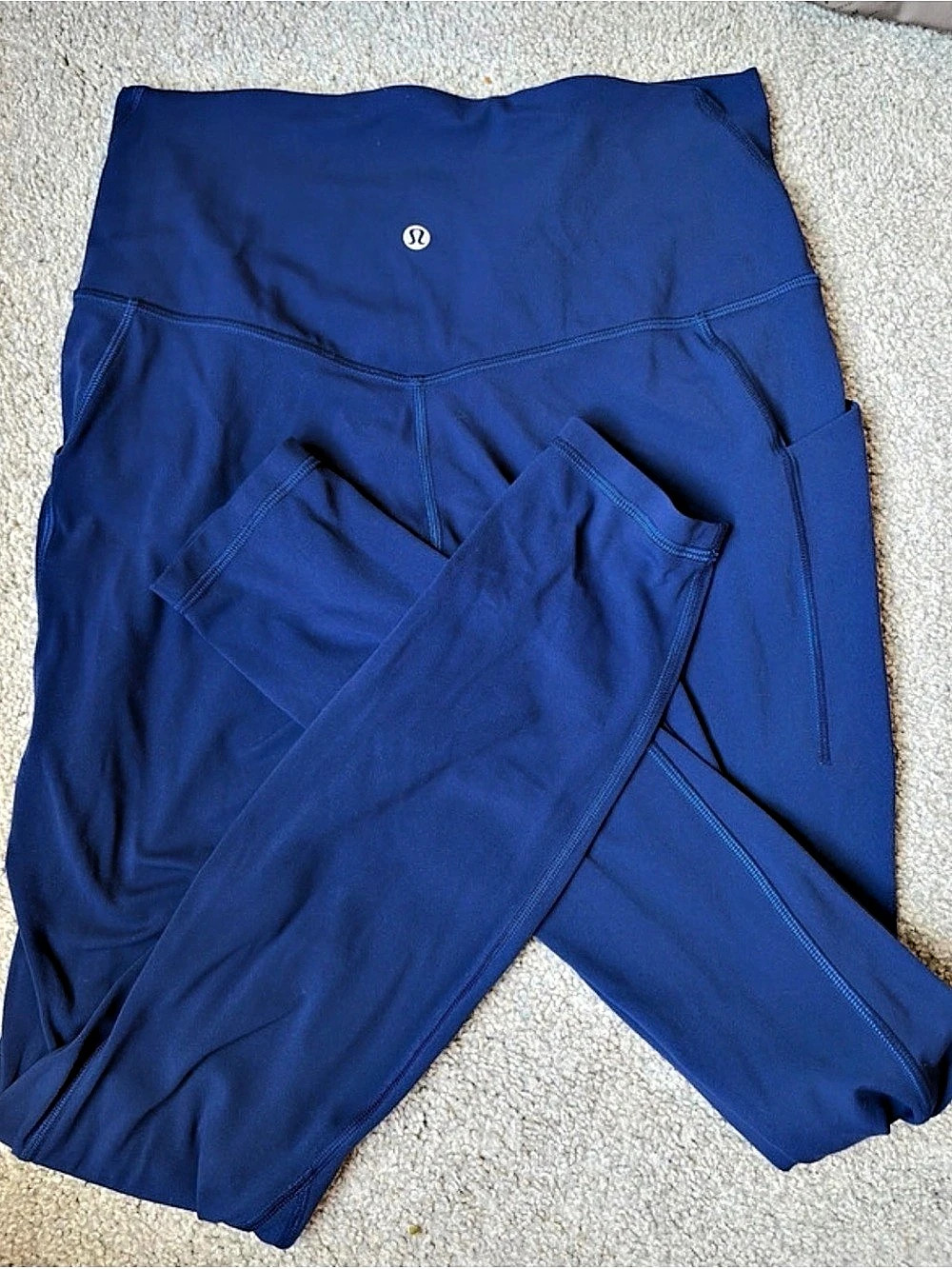 Lululemon Align High-Rise Pant with Pockets 28" Blue
